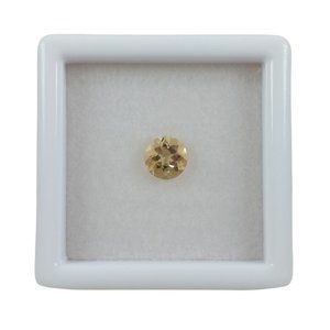 Tanzanian Marialite Golden Genuine Loose Gemstone Round 0.43 ct.